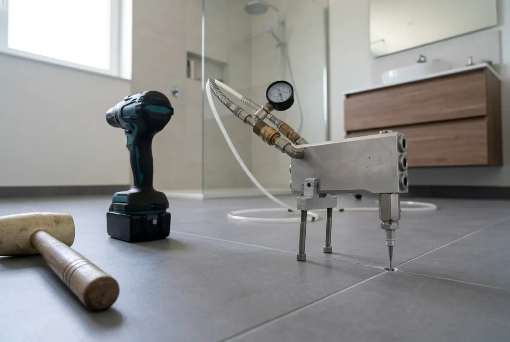 Kitbedrijf Alblasserdam – holle tegels injecteren